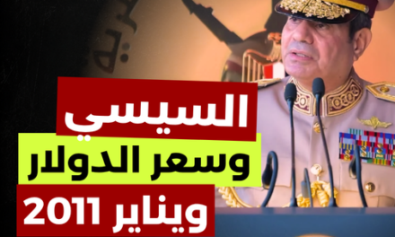 السيسي وسعر الدولار ويناير 2011